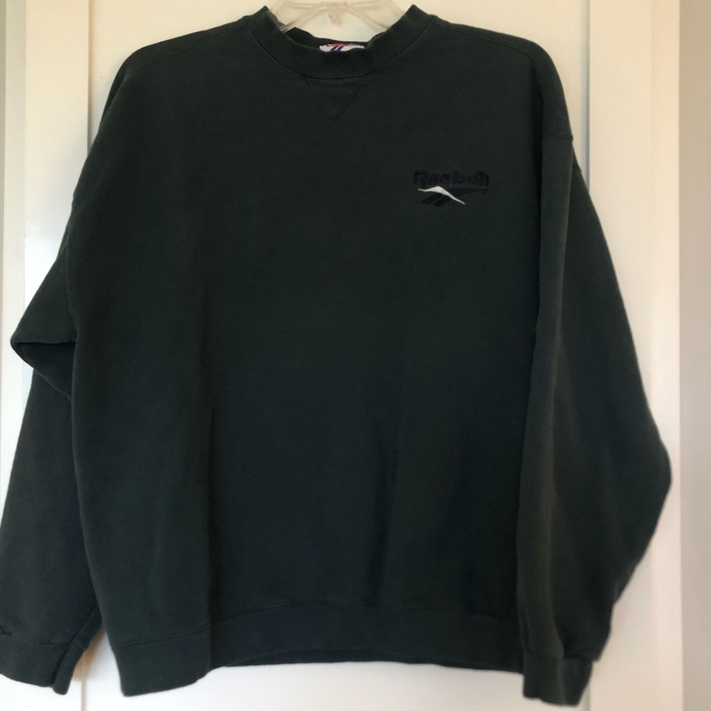 Vintage Reebok Hunter Green Crewneck Sweatshirt M
